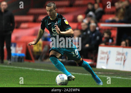 Londres, Royaume-Uni. 09Th Oct, 2019. Celina Bersant de Swansea City en action. Match de championnat Skybet EFL, Charlton Athletic v Swansea City à la vallée à Londres le mercredi 2 octobre 2019. Ce droit ne peut être utilisé qu'à des fins rédactionnelles. Usage éditorial uniquement, licence requise pour un usage commercial. Aucune utilisation de pari, de jeux ou d'un seul club/ligue/dvd publications. pic par Steffan Bowen/Andrew Orchard la photographie de sport/Alamy live news Crédit : Andrew Orchard la photographie de sport/Alamy Live News Banque D'Images