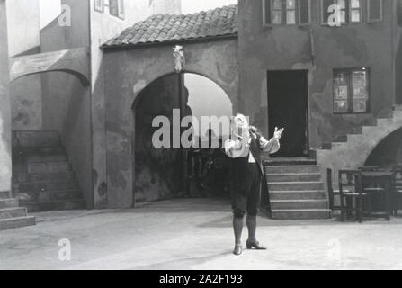 Aufführung im Opernhaus de Rom ; Italien 1940er Jahre. Performance dans l'opera de Rome, Italie 1940. Banque D'Images