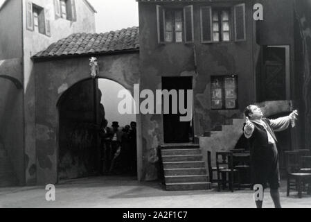 Aufführung im Opernhaus de Rom ; Italien 1940er Jahre. Performance dans l'opera de Rome, Italie 1940. Banque D'Images