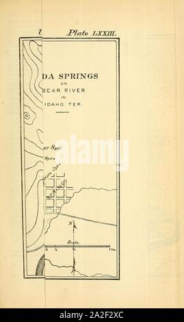 Onzième rapport annuel de la United States Geological Survey et géographique des territoires Banque D'Images