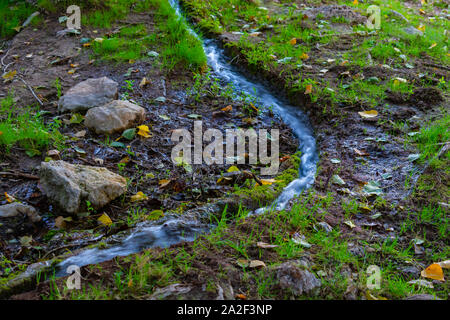 Les cours d'eau de la ville de Benizar, Murcia, Moratalla (Espagne) Banque D'Images