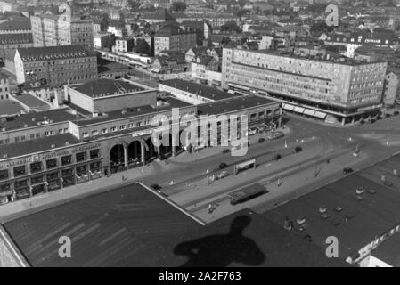 Blick über Stuttgart, Deutschland 1930 er Jahre.Vue panoramique de Stuttgart, Allemagne 1930. Banque D'Images