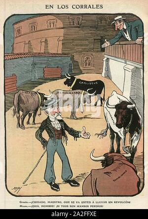 En los Corrales, de Moya. Banque D'Images