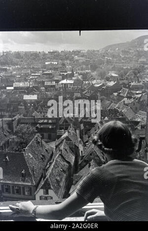 Ein Ausflug nach Deidesheim in der Pfalz, Deutsches Reich 1930er Jahre. Une excursion à Deidesheim dans le Palatinat, Allemagne 1930. Banque D'Images