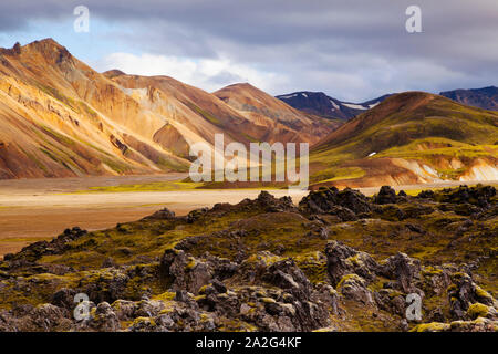 Landmannalauger, Islande Banque D'Images