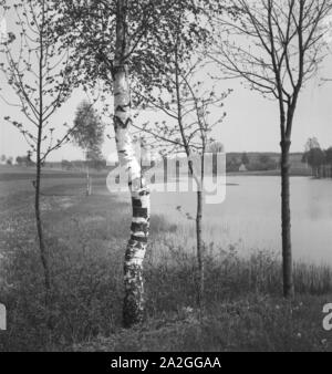 Unterwegs in und um Dinkelsbühl dans Mittelfranken, Deutschland 1930er Jahre. À et autour de la ville de Dinkelsbuehl en Thuringe, Allemagne 1930. Banque D'Images