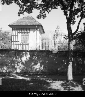 Ein Ausflug nach Hall in Tirol, Deutsches Reich 1930er Jahre. Un voyage à Hall en Tyrol, Allemagne 1930. Banque D'Images