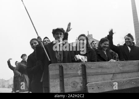 Eine von Hochzeit, Deutsches Reich 1930er Jahre. Un mariage italien, Allemagne 1930. Banque D'Images