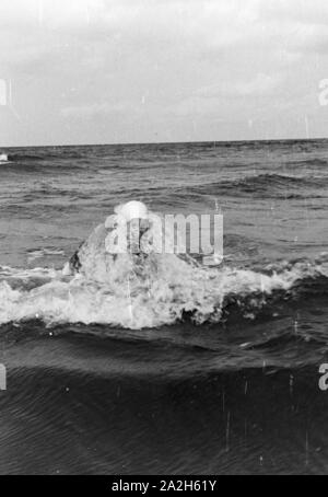 Urlaub an der Ostsee, Deutschland 1930 er Jahre. Vacances à la mer Baltique, Allemagne 1930. Banque D'Images