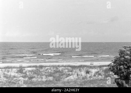 Urlaub an der Ostsee, Deutschland 1930 er Jahre. Vacances à la mer Baltique, Allemagne 1930. Banque D'Images