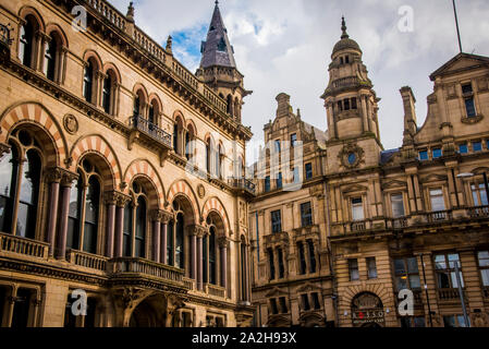 Les bâtiments gothiques à Manchester, UK Banque D'Images