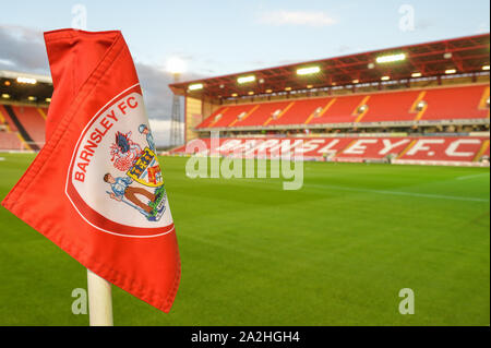 2 octobre 2019, Oakwell, Barnsley, Angleterre ; Sky Bet Championship, Barnsley v Derby County : Oakwell, Barnsley FC Vue générale . Credit : Dean Williams/News Images Banque D'Images