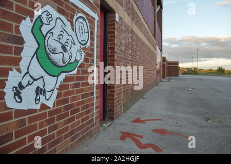 2 octobre 2019, Oakwell, Barnsley, Angleterre ; Sky Bet Championship, Barnsley v Derby County : Oakwell, Barnsley FC Vue générale . Credit : Dean Williams/News Images Banque D'Images