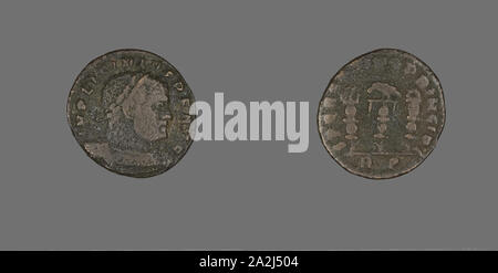 Médaille représentant l'Empereur Licinius, AD 307/324, Romain, Empire romain, Bronze, diam. 2,2 cm, 3,23 g Banque D'Images