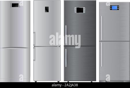 Ensemble réfrigérateur Illustration de Vecteur