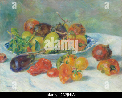 Fruits du Midi, 1881, Pierre-Auguste Renoir, Français, 1841-1919, France, huile sur toile, 51 × 65 cm (20 1/16 x 25 5/8 po Banque D'Images