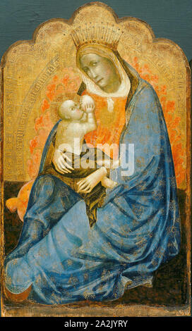 La Vierge de l'Humilité, 1375/1400, bolognaise, l'italien, l'Italie, tempera sur panneau, panneau : 98,9 x 59,4 cm (39 x 23 3/8 in.), surface peinte : 97,7 x 57 cm (38 1/2 x 22 1/2 po Banque D'Images