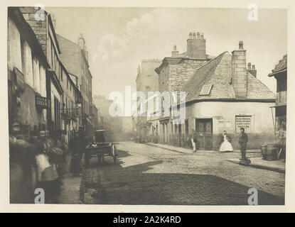 Main Street, Gorbals, looking north, 1868, Thomas Annan, Écossais, 1829-1887, l'Écosse, la plaque de photogravure, 37 du livre 'La Vieille Ferme & rues de Glasgow' (1900), 16,9 x 23,6 cm (image), 27,2 x 37,9 cm (papier Banque D'Images