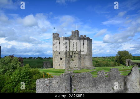 Le Château de Trim, l'Irlande. L'image de jour Banque D'Images