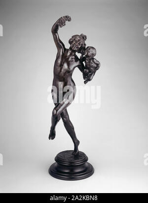 Bacchante avec la faune, sur le modèle 1894, cast après 1894, Frederick MacMonnies W., American, 1863-1937, exprimés par Jaboeuf et Rouard, Paris, France, United States, Bronze, H. : 86,3 cm (34 in Banque D'Images