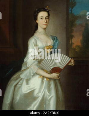 Abigail Chesebrough (Mme. Alexander Grant), 1754, Joseph Blackburn, Américain, né en Angleterre, 1752 active, c.1778, United States, huile sur toile, 127,6 × 101,5 cm (50 × 40 en Banque D'Images