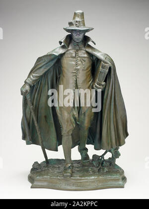 Le Puritan, modelé 1883-86, exprimés après 1899, Augustus Saint-Gaudens, Américain, né en Irlande, en 1848-1907, United States, Bronze, 77,5 × 50,8 × 33 cm (30 1/2 × 20 × 13 en Banque D'Images