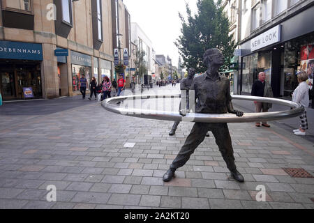 La sculpture Bague Perth Scotland Banque D'Images