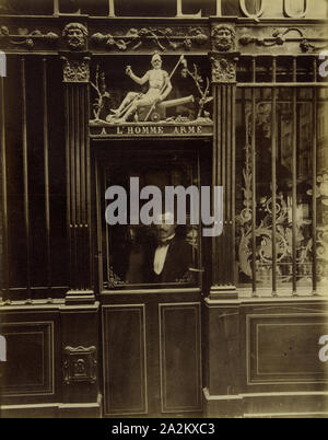 Cabaret de l'homme armé, Rue des Blancs-Manteaux, 1900, Jean-Eugène-Auguste Atget, Français, 1857-1927, en France, à l'albumine, 22,1 × 17,4 cm (image/papier Banque D'Images