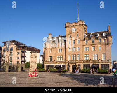 Ancien Seamans maintenant une mission à Malmaison Hotel Tower Place sur la rive Leith Ville d'Edimbourg en Ecosse Banque D'Images