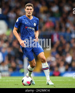 Chelsea's Andreas Christensen en action Banque D'Images