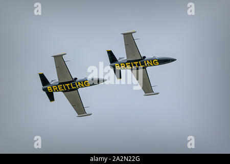 Breitling Jet Team Aero L-39 Albatros tchèque Banque D'Images