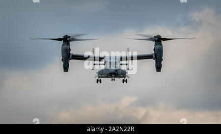 Bell Boeing V-22 Osprey stationnés à RAF Mildenhall UK Banque D'Images