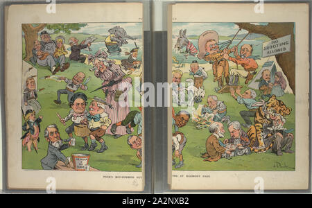 Puck au milieu de l'été visite au parc de l'harmonie / J.S. Madeleine Barthélemy-madaule. Banque D'Images