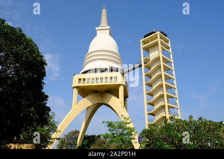 Sri Lanka Colombo temple bouddhiste Annuttara Samyak Chaithya Banque D'Images