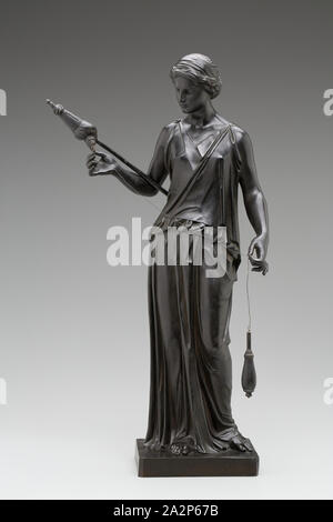 Henry Kirke Brown, Américain, 1814-1886, filatrice, 1850, bronze, Total : 20 × 12 × 7 pouces (50,8 × 30,5 × 17,8 cm Banque D'Images