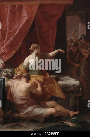 Pompeo Girolamo Batoni, italien, 1708-1787, Samson et Dalila, 1766, huile sur toile, Encadré : 93 × 68 × 1/2 1/4 3 11/16 po (237,5 × 173,4 × 9,4 cm Banque D'Images