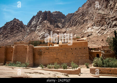 Le monastère de Saint Catherine dans le Mont Sinaï Banque D'Images