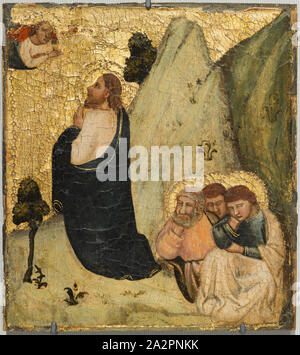 L'école de Florence, l'italien, l'agonie dans le jardin, 1320, tempera sur panneau de bois, sans Encadrement : 6 × 5 × 9/16 15/16 9/16 pouces (16,7 × 15,1 × 1,4 cm Banque D'Images