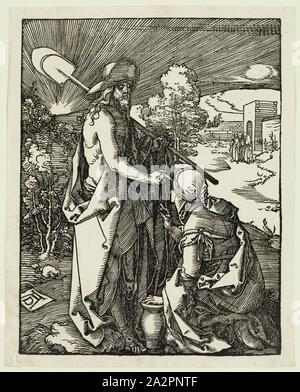 Albrecht Dürer, allemand, 1471-1528, Noli Me Tangere, entre 1509 et 1511, gravure sur bois imprimée dans l'encre noire sur papier vergé, de droit : 5 × 3 7/8 pouces (12,7 × 9,8 cm Banque D'Images