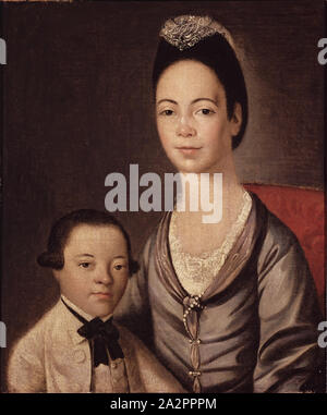 Gilbert Stuart, Américain, 1755-1828, Mme Aaron Lopez et son fils Joshua, entre 1772 et 1773, huile sur toile, non monté : 26 × 21 1/2 po (66 × 54,6 cm Banque D'Images