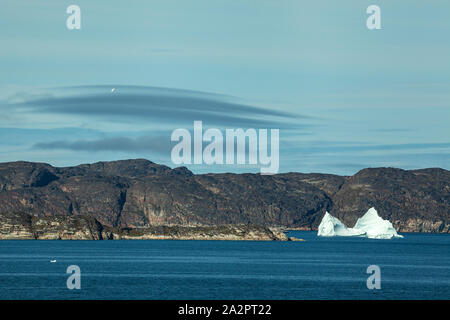 Les icebergs en Aasiaat (Groenland) Banque D'Images