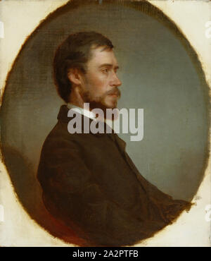 George Peter Alexander Healy, Américain, 1813-1894, Sanford Robinson Gifford, ca. 1868, huile sur toile, non monté : 14 × 12 pouces (35,6 × 30,5 cm Banque D'Images