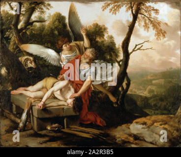 Laurent de la Hyre, Français, 1606-1656, le Sacrifice d'Isaac, c. 1650, huile sur toile, non monté : 25 1/2 × 31 1/8 pouces (64,8 × 79,1 cm Banque D'Images