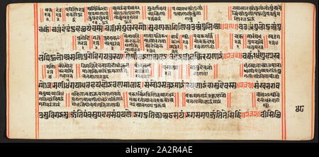 Inconnu (Indien), manuscrit tantrique, Sangrahani Sutra, 17e siècle Banque D'Images