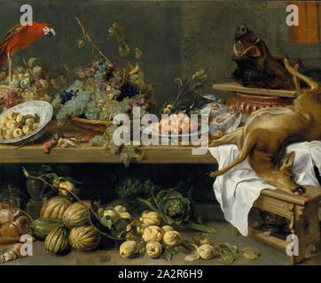 Frans Snyders, flamand, 1579-1657, Nature morte avec fruits, légumes et morts jeu, ca. Entre 1635 et 1637, huile sur toile, non monté : 65 × 78 3/8 po 3/4 po (166,1 × 200 cm Banque D'Images