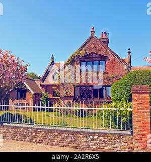 The Old School House dans le village de Knapton, Norfolk, Angleterre, Royaume-Uni Banque D'Images