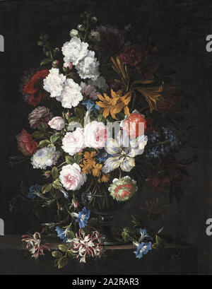 Jean Baptiste Monnoyer, Français, 1636-1699, Still Life with Flowers, 17e siècle, huile sur toile, non monté : 36 1/8 × 28 1/2 pouces (91,8 × 72,4 cm Banque D'Images