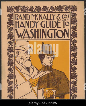 Rand McNally, & Co's Guide pratique à Washington Banque D'Images