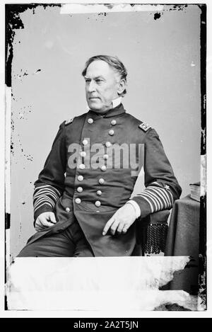 Adm arrière. David Glasgow Farragut, U.S.N. Banque D'Images