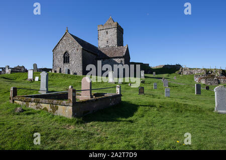 St Clement's Church, rodel, Isle of Harris Banque D'Images